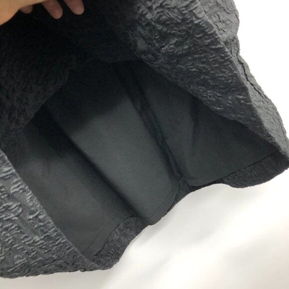 RW&Co Black Jacquard textured sleeveless fit and flare open back dress size 8 - Picture 6 of 15